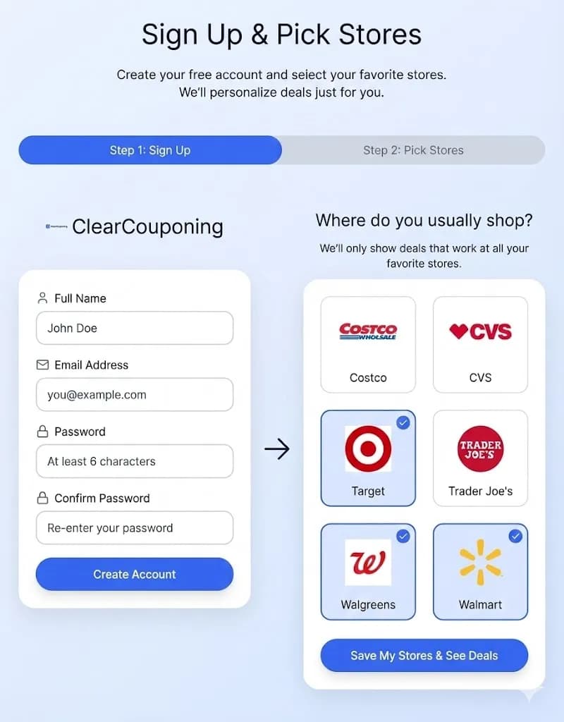 Sign Up & Personalize