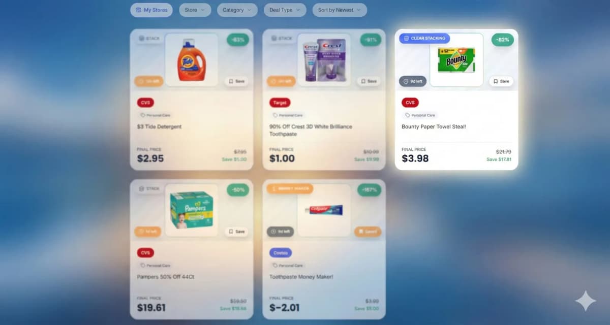 Shop & Track Savings