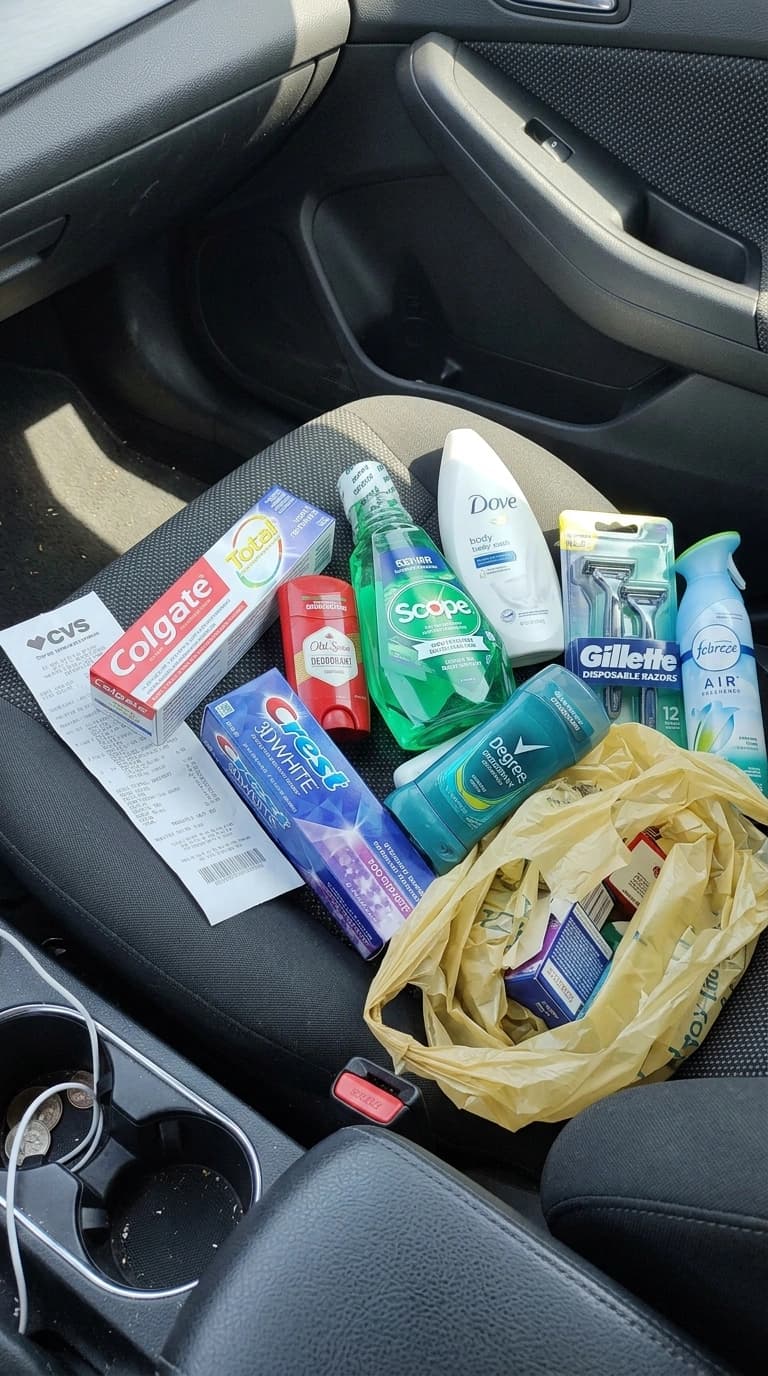 CVS run — Colgate, Crest, Dove, Gillette & Scope for pennies