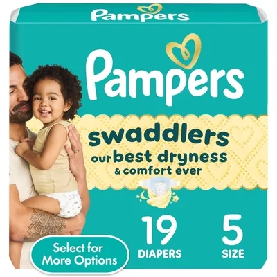 Pampers Swaddlers Diapers Size 1 – 96ct Box